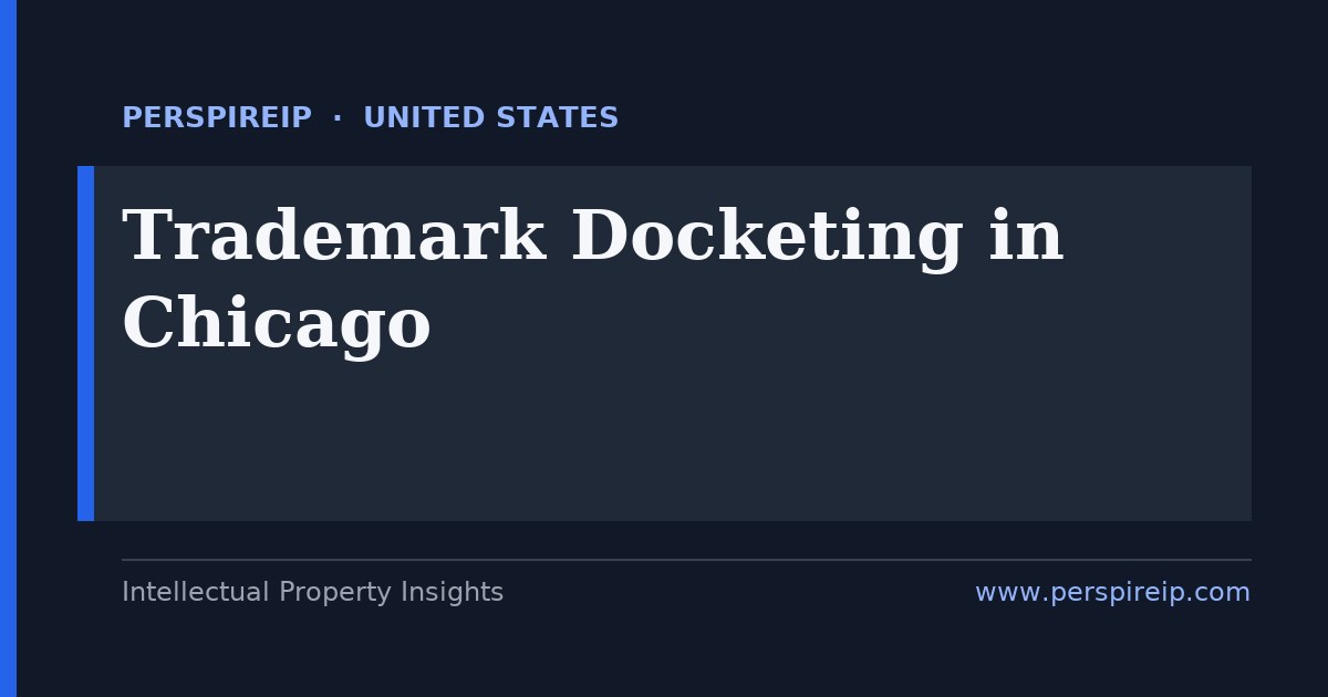 trademark docketing Chicago deadline calendar tracking the Section 8 declaration of use, the combined Section 8 and Section 9 renewal, the USPTO post-registration audit and the WIPO Madrid Section 71 clock by PerspireIP