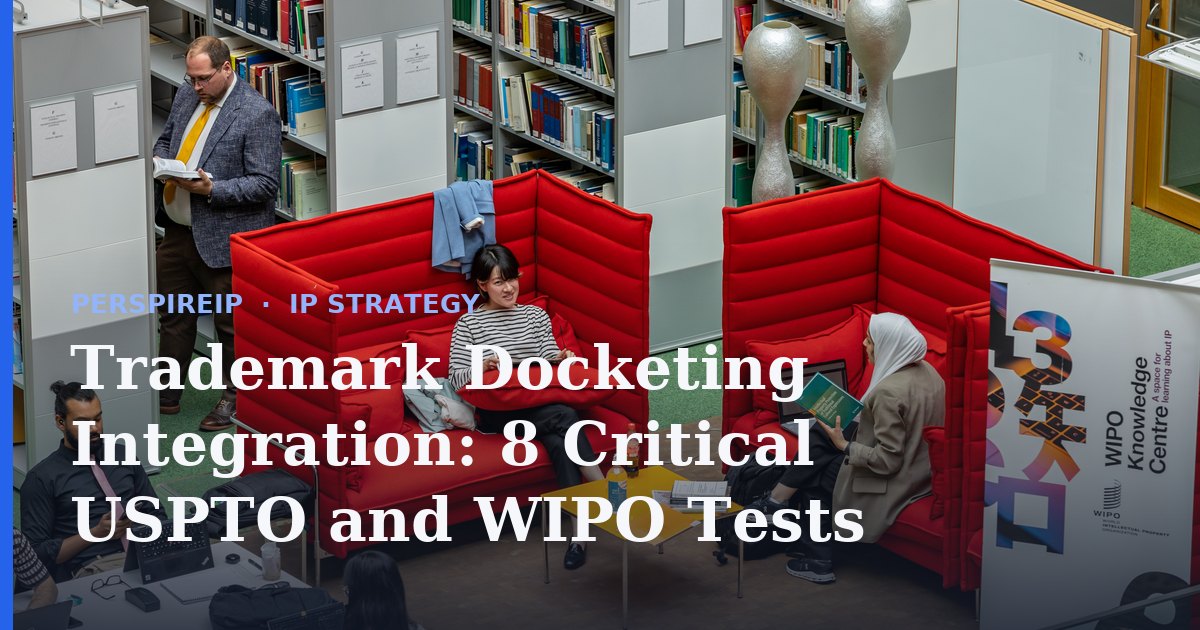 Trademark docketing integration reconciling USPTO TSDR and WIPO Madrid Monitor data against statutory deadlines