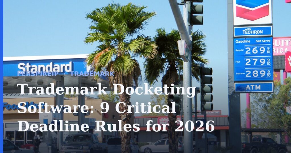Trademark docketing software calculating Section 8 and Section 9 renewal deadlines