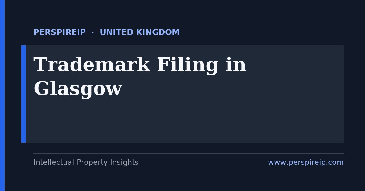 trademark filing Glasgow brand protection at the UKIPO for Scotland space, photonics and whisky businesses
