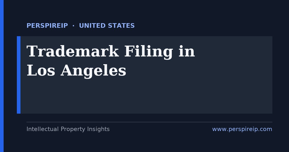 trademark filing Los Angeles brand protection at the USPTO for California entertainment and fashion businesses