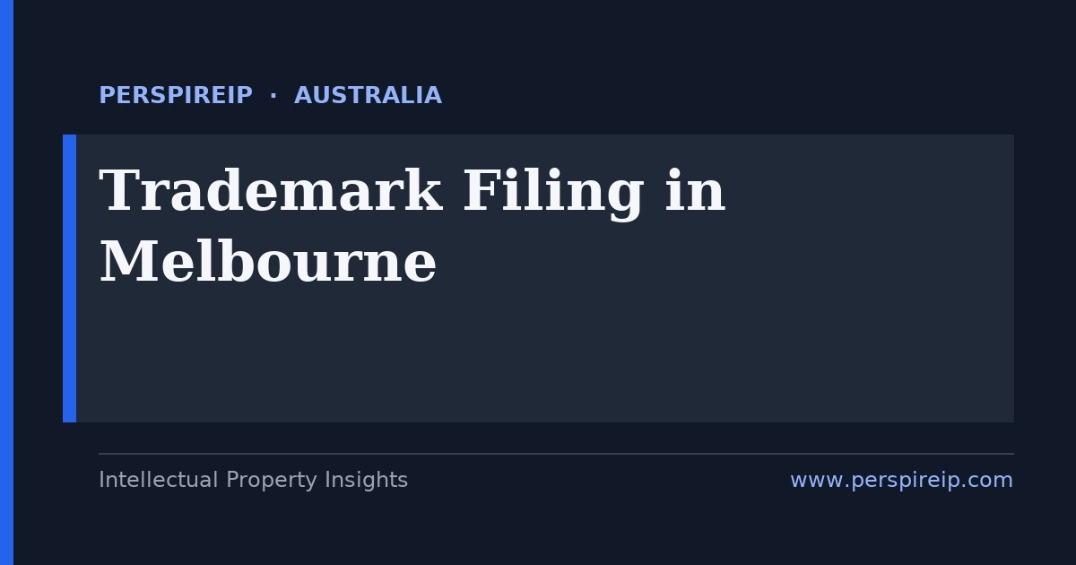 trademark filing Melbourne process from TM Headstart assessment through IP Australia examination, acceptance and registration for a Victorian brand