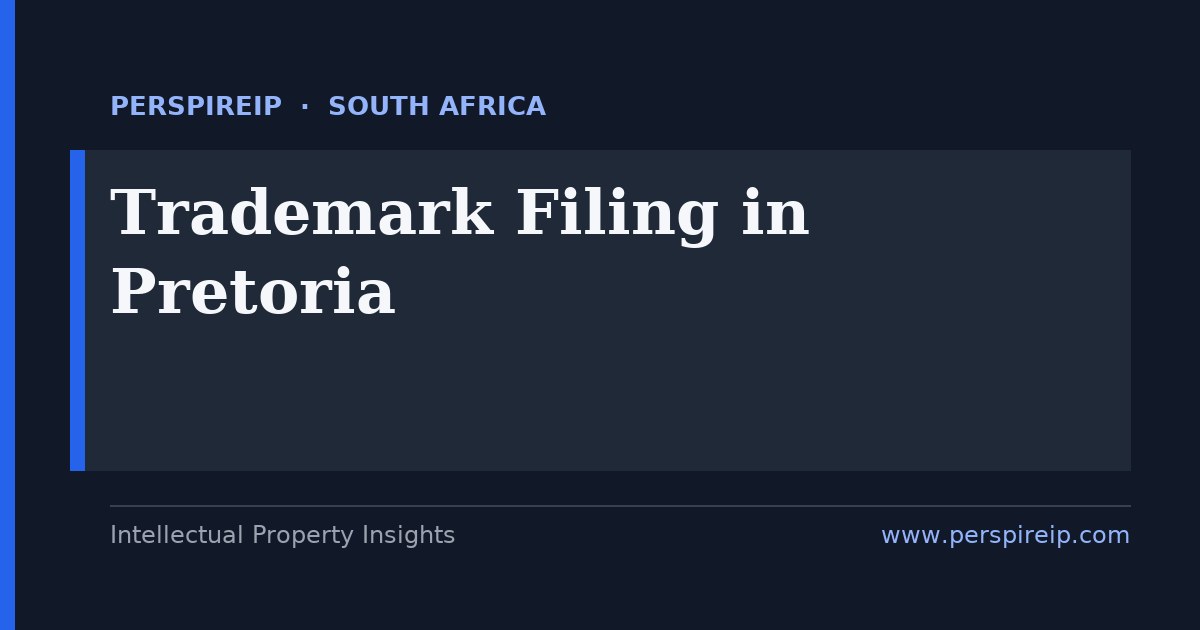 trademark filing Pretoria brand protection through CIPC in Gauteng