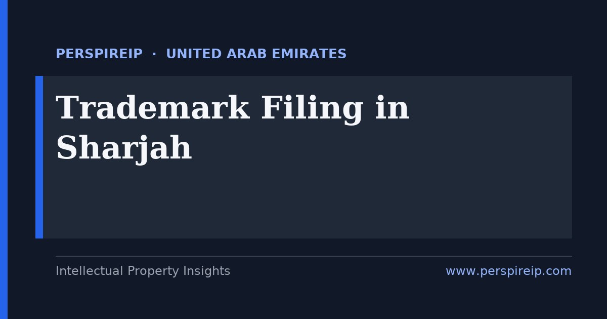 trademark filing Sharjah โ federal UAE Ministry of Economy brand protection