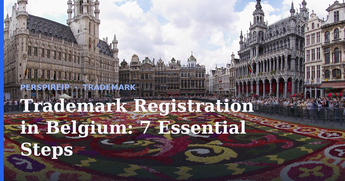 Trademark registration in Belgium through the Benelux Office