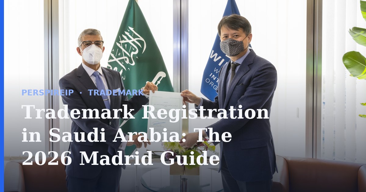 Trademark registration in Saudi Arabia with SAIP
