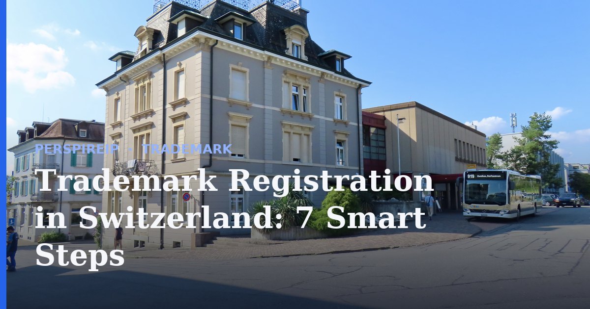 Trademark registration in Switzerland application at IPI