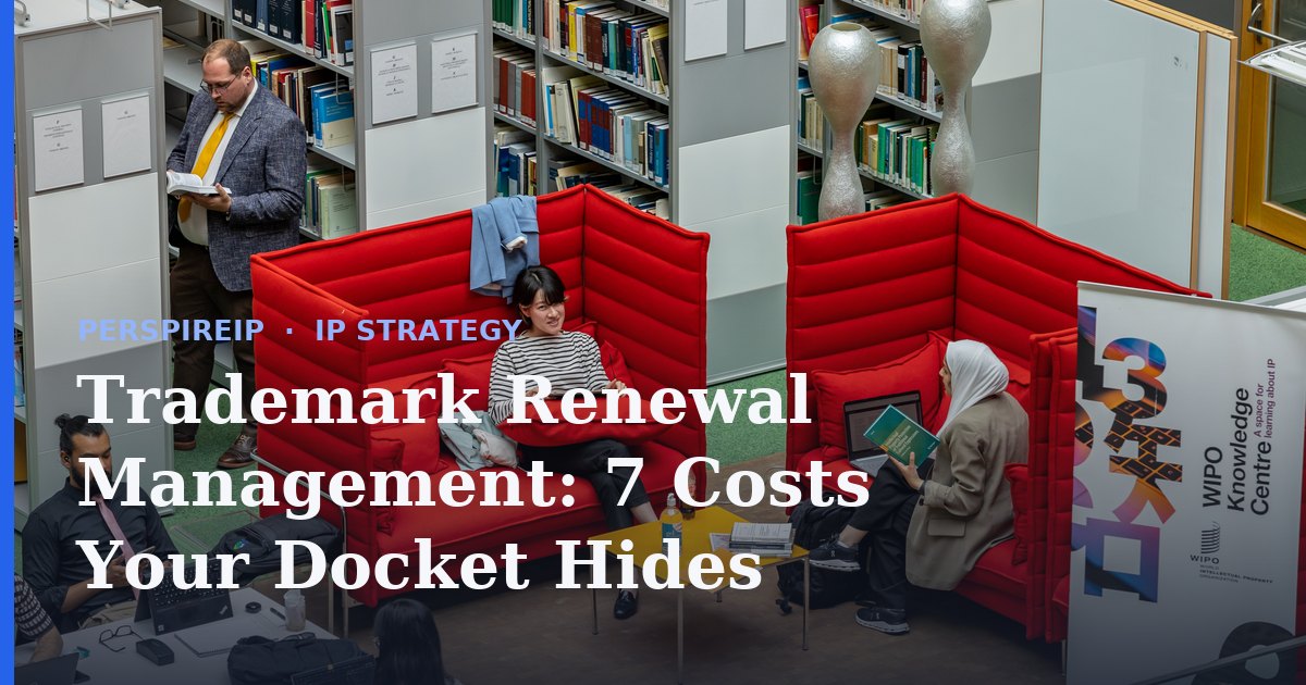 trademark renewal management: renewal forecast worksheet mapping Section 8 and Section 9 windows to per-class USPTO fees across a trademark portfolio