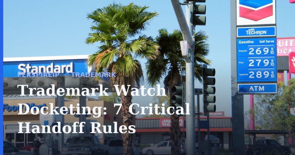trademark watch docketing: turning a watch alert into a docketed opposition deadline