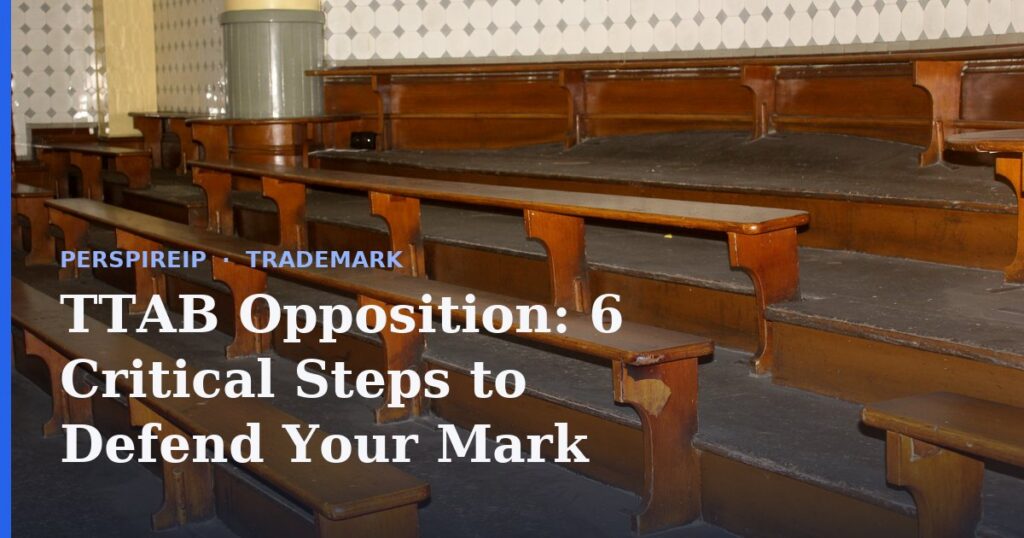 TTAB opposition proceeding before the Trademark Trial and Appeal Board