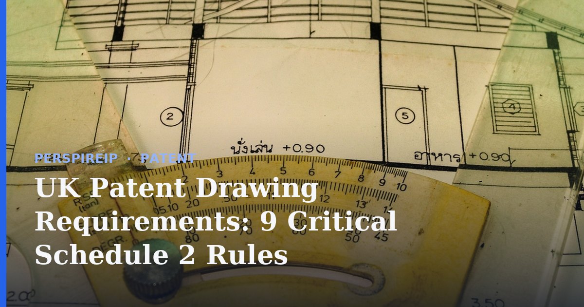 UK patent drawing requirements - a technical patent illustration prepared to UKIPO Schedule 2 standards