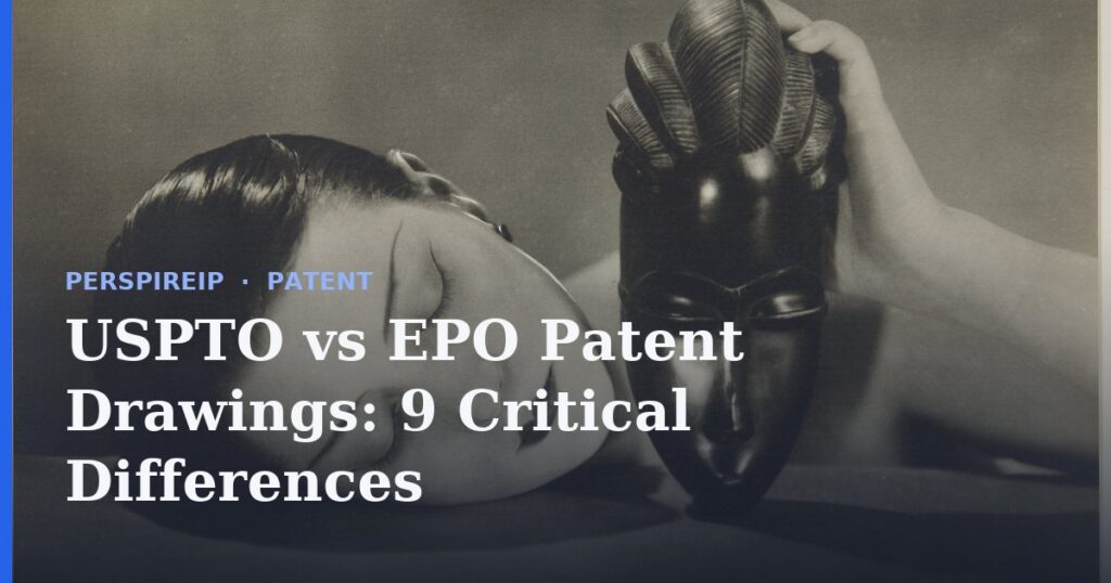 USPTO vs EPO patent drawings compared sheet by sheet