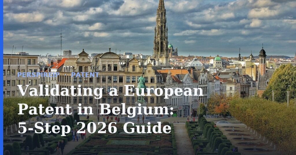Validating a European patent in Belgium at OPRI