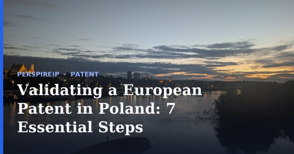 Validating a European patent in Poland at the UPRP