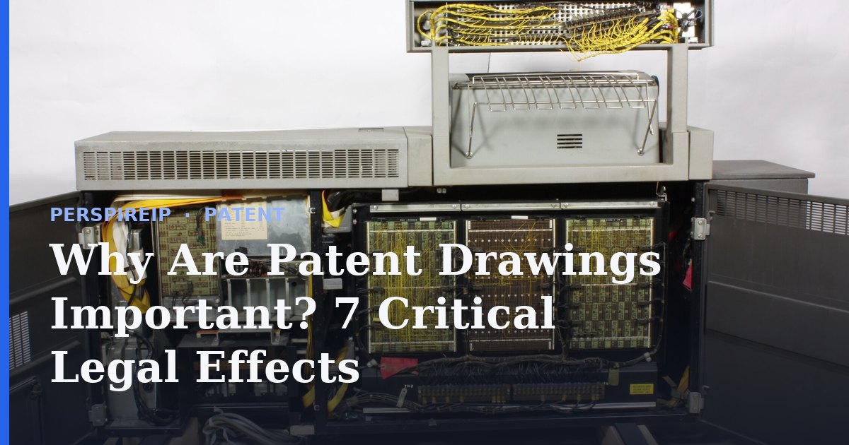 Why are patent drawings important to a patent application