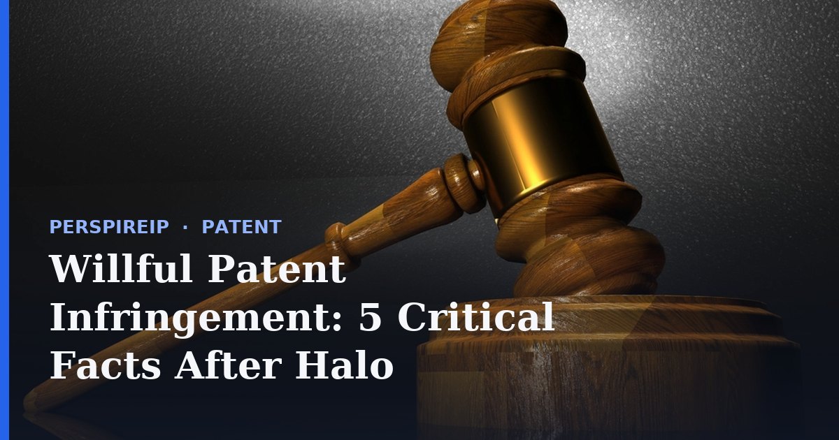 Willful patent infringement and enhanced damages in court
